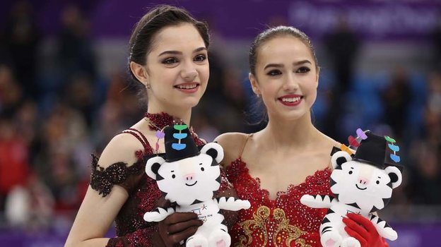 Евгения Медведева и Алина Загитова. Фото Reuters Евгения Медведева и Алина Загитова. Фото Reuters