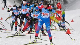 Россия выиграла смешанную эстафету на этапе Кубка мира в Оберхофе! Онлайн