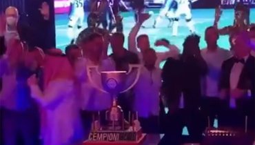 «Рига» отметила победу в чемпионате Латвии.