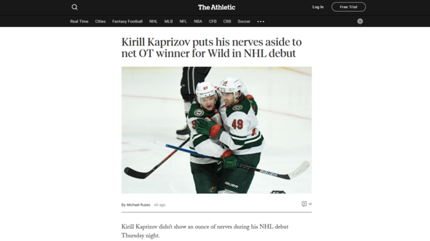 The Athletic. The Athletic.