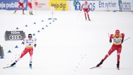 Большунов бился с пятью норвежцами, но они вынесли его с трассы там, где нет камер. Дичь в лыжах