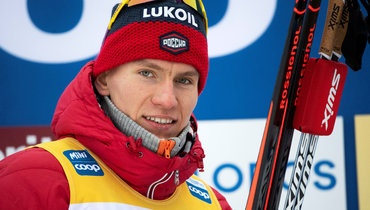 Александр Большунов.