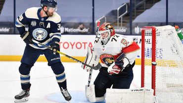 27 января. «Коламбус» — «Флорида» — 3:4 Б. Сергей Бобровский в воротах.