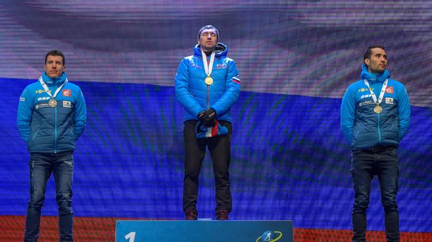 Сборная России: без флага и гимна. Фото AFP Сборная России: без флага и гимна. Фото AFP