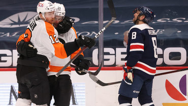 7 февраля. Вашингтон. «Вашингтон» — «Филадельфия» — 4:7. Российский нападающий «Кэпиталз» Александр Овечкин (№8) набрал 4 очка.