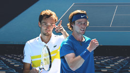 «Хорошая новость: хотя бы один из нас выйдет в полуфинал». Медведев и Рублев готовы зарубиться на Australian Open