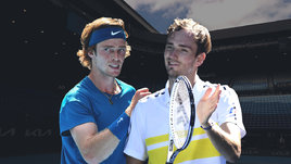 Медведев в трех сетах обыграл Рублева и вышел в полуфинал Australian Open. Как это было