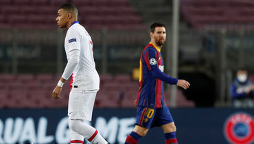 Килиан Мбаппе и Лионель Месси.