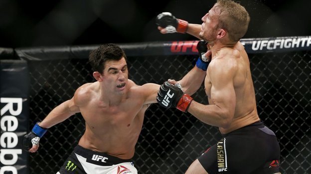 Один из величайших боев в истории ММА — против Ти Джея Диллашоу. Фото MMA Fighting Один из величайших боев в истории ММА — против Ти Джея Диллашоу. Фото MMA Fighting