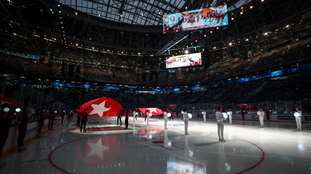 «Газпром Арена» Санкт-Петербурга во время хоккейного матча. Фото Дарья Исаева, «СЭ» / Canon EOS-1D X Mark II «Газпром Арена» Санкт-Петербурга во время хоккейного матча. Фото Дарья Исаева, «СЭ» / Canon EOS-1D X Mark II