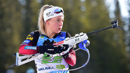 Женский спринт в Нове-Место: Экхофф одержала победу, россиянок нет даже в десятке. Как это было