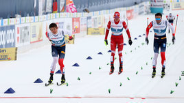 Последняя гонка ЧМ-2021: Большунов бился один со всеми норвежцами в марафоне! Клебо дисквалифицировали за инцидент на финише. Но оба — без золота