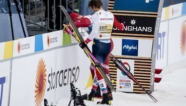 Йоханнес Клебо и Александр Большунов.