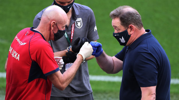 Виктор Онопко и Леонид Слуцкий. Фото Александр Федоров, «СЭ» / Canon EOS-1D X Mark II Виктор Онопко и Леонид Слуцкий. Фото Александр Федоров, «СЭ» / Canon EOS-1D X Mark II