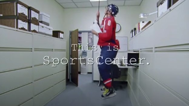 Александр Овечкин в ролике ESPN. Александр Овечкин в ролике ESPN.