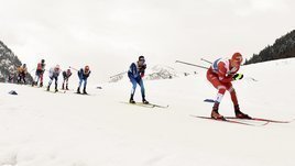 Большунова не хватило на пару километров. Он проиграл Клебо в последней гонке сезона