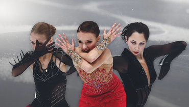 Александра Трусова, Анна Щербакова и Елизавета Туктамышева.