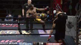 Это шедевр: афроамериканец выключил соперника ударом «торнадо»