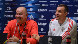 «Нет проблем во взаимодействии с Соболевым. Я за любой кипиш!» Черчесов и Дзюба — перед матчем с Мальтой