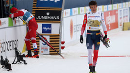 «Большунов стал выталкивать меня. Это немыслимо». Клебо не смирился с обидами в марафоне на ЧМ