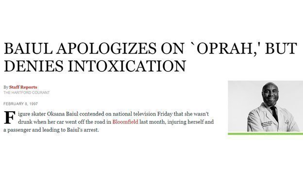 Баюл пришлось появиться и извиниться в шоу Опры Уинфри. Баюл пришлось появиться и извиниться в шоу Опры Уинфри.