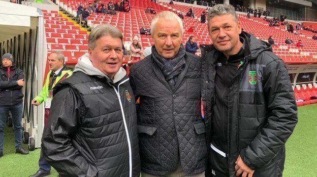 Александр Петров, Сергей Шавло и Николай Савичев. Фото из архива Александра Петрова Александр Петров, Сергей Шавло и Николай Савичев. Фото из архива Александра Петрова