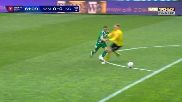 Эпизод матча «Ахмат» — «Крылья Советов». Эпизод матча «Ахмат» — «Крылья Советов».