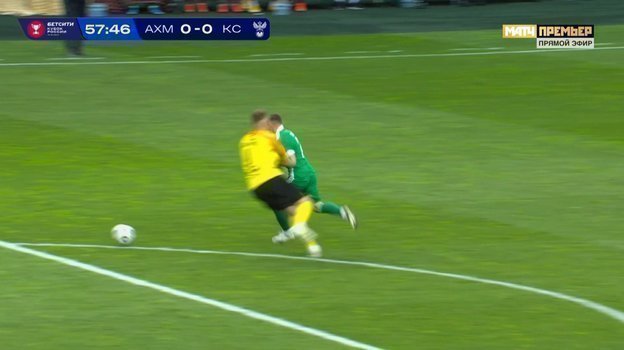 Эпизод матча «Ахмат» — «Крылья Советов». Эпизод матча «Ахмат» — «Крылья Советов».
