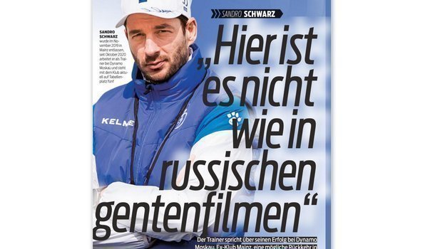 Интервью Сандро Шварца в Bild. Интервью Сандро Шварца в Bild.