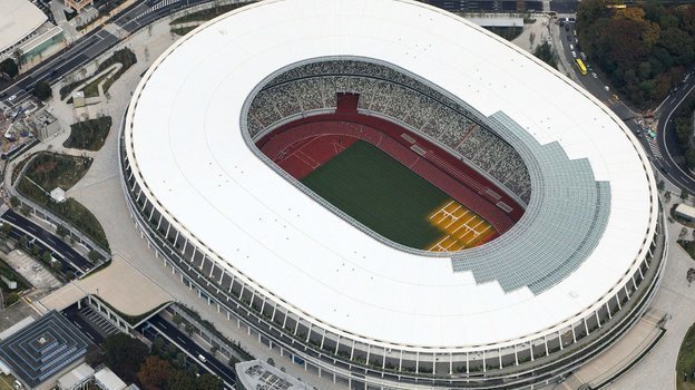 Национальный олимпийский стадион. Фото AFP Национальный олимпийский стадион. Фото AFP