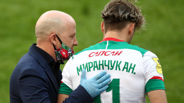 Марко Николич и Антон Миранчук. Фото Дарья Исаева, «СЭ» / Canon EOS-1D X Mark II Марко Николич и Антон Миранчук. Фото Дарья Исаева, «СЭ» / Canon EOS-1D X Mark II