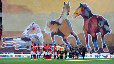 Перформанс на матче «Спартак» — ЦСКА.