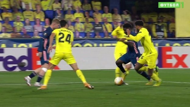 Скриншот эфира «Матч! Футбол 1». Фото «Матч ТВ» Скриншот эфира «Матч! Футбол 1». Фото «Матч ТВ»