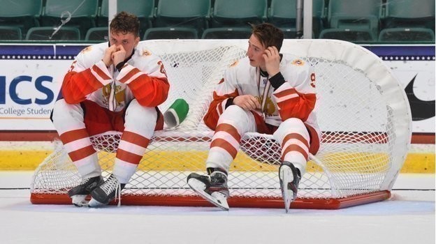 7 мая. Фриско. Канада U18 — Россия U18 — 5:3. Фото ИИХФ 7 мая. Фриско. Канада U18 — Россия U18 — 5:3. Фото ИИХФ