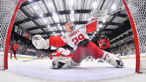 7 мая. Фриско. Канада U18 — Россия U18 — 5:3. Фото IIHF 7 мая. Фриско. Канада U18 — Россия U18 — 5:3. Фото IIHF