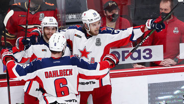 Хоккеисты ЦСКА.