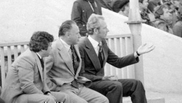 Валерий Лобановский (справа) и Олег Базилевич — организаторы договорного матча киевского «Динамо» с ЦСКА.