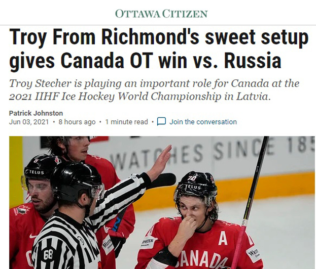 Ottawa Citizen — о матче Россия — Канада. Ottawa Citizen — о матче Россия — Канада.