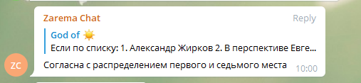 Ответ Заремы Салиховой подписчику. Ответ Заремы Салиховой подписчику.
