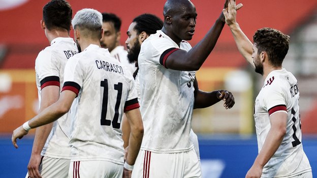 Футболисты сборной Бельгии. Фото AFP Футболисты сборной Бельгии. Фото AFP