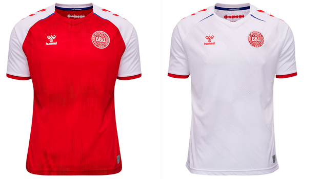 Форма сборной Дании. Форма сборной Дании.