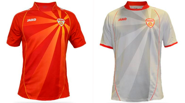 Форма сборной Македонии. Форма сборной Македонии.