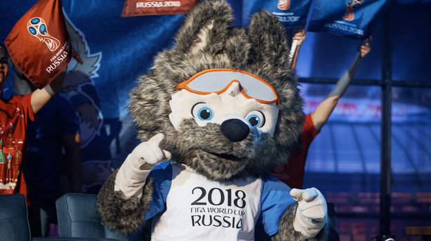 2016 год. Талисман ЧМ-2018 Забивака. Фото Getty Images 2016 год. Талисман ЧМ-2018 Забивака. Фото Getty Images