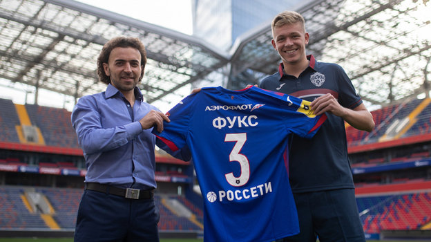 Роман Бабаев и Бруно Фукс. Фото ПФК ЦСКА Роман Бабаев и Бруно Фукс. Фото ПФК ЦСКА