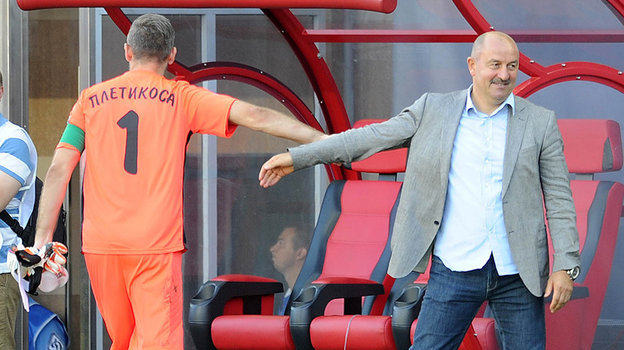 Стипе Плетикоса и Станислав Черчесов. Фото Алексей Иванов, - Стипе Плетикоса и Станислав Черчесов. Фото Алексей Иванов, -