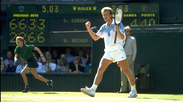 1990 год. Стефан Эдберг. Фото Getty Images 1990 год. Стефан Эдберг. Фото Getty Images