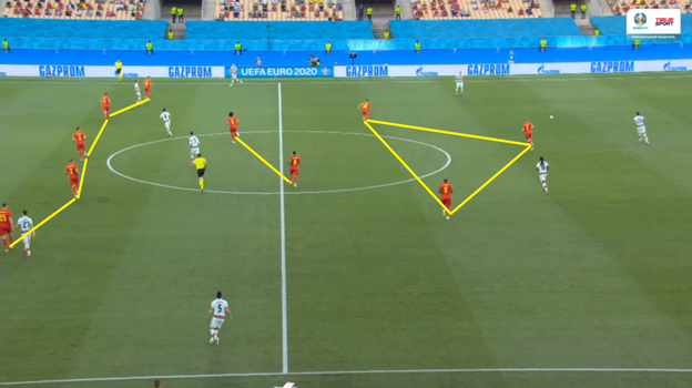 Эпизод матча Бельгия — Португалия — 1:0. Эпизод матча Бельгия — Португалия — 1:0.