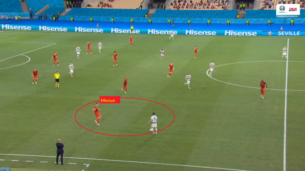 Эпизод матча Бельгия — Португалия — 1:0. Эпизод матча Бельгия — Португалия — 1:0.
