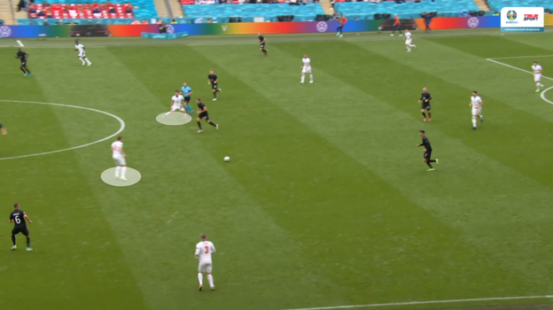 Эпизод матча Англия - Германия (2:0). Эпизод матча Англия - Германия (2:0).