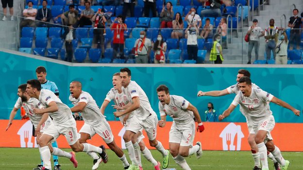 Футболисты сборной Испании. Фото AFP Футболисты сборной Испании. Фото AFP